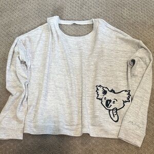 Gilly Hicks Light Gray Koala Sweatshirt